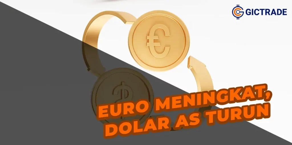 EUR meningkat dollar as turun