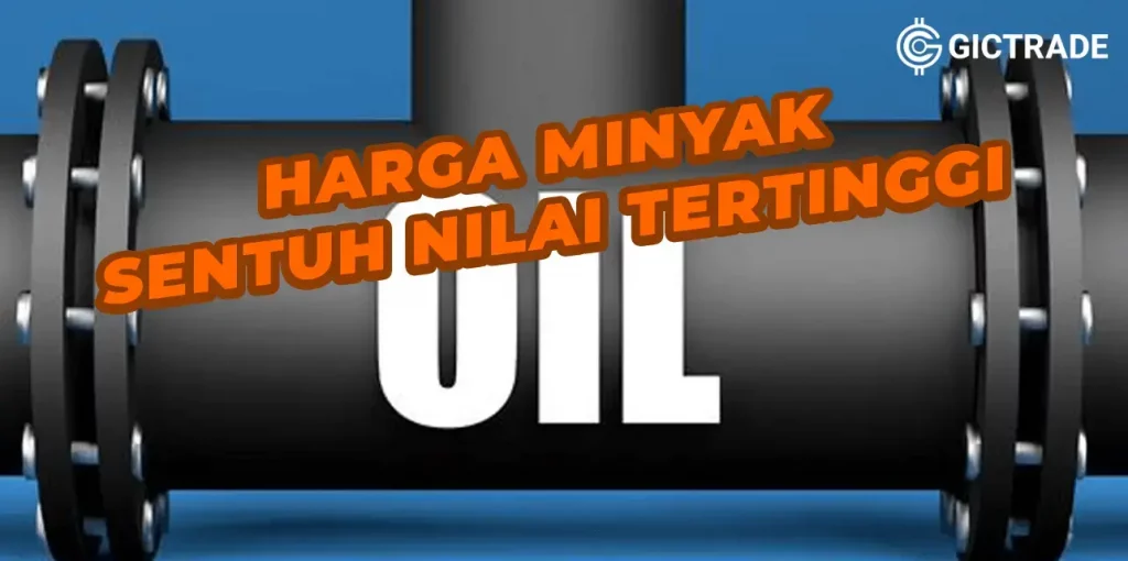 crude oil menyentuh harga tertinggi